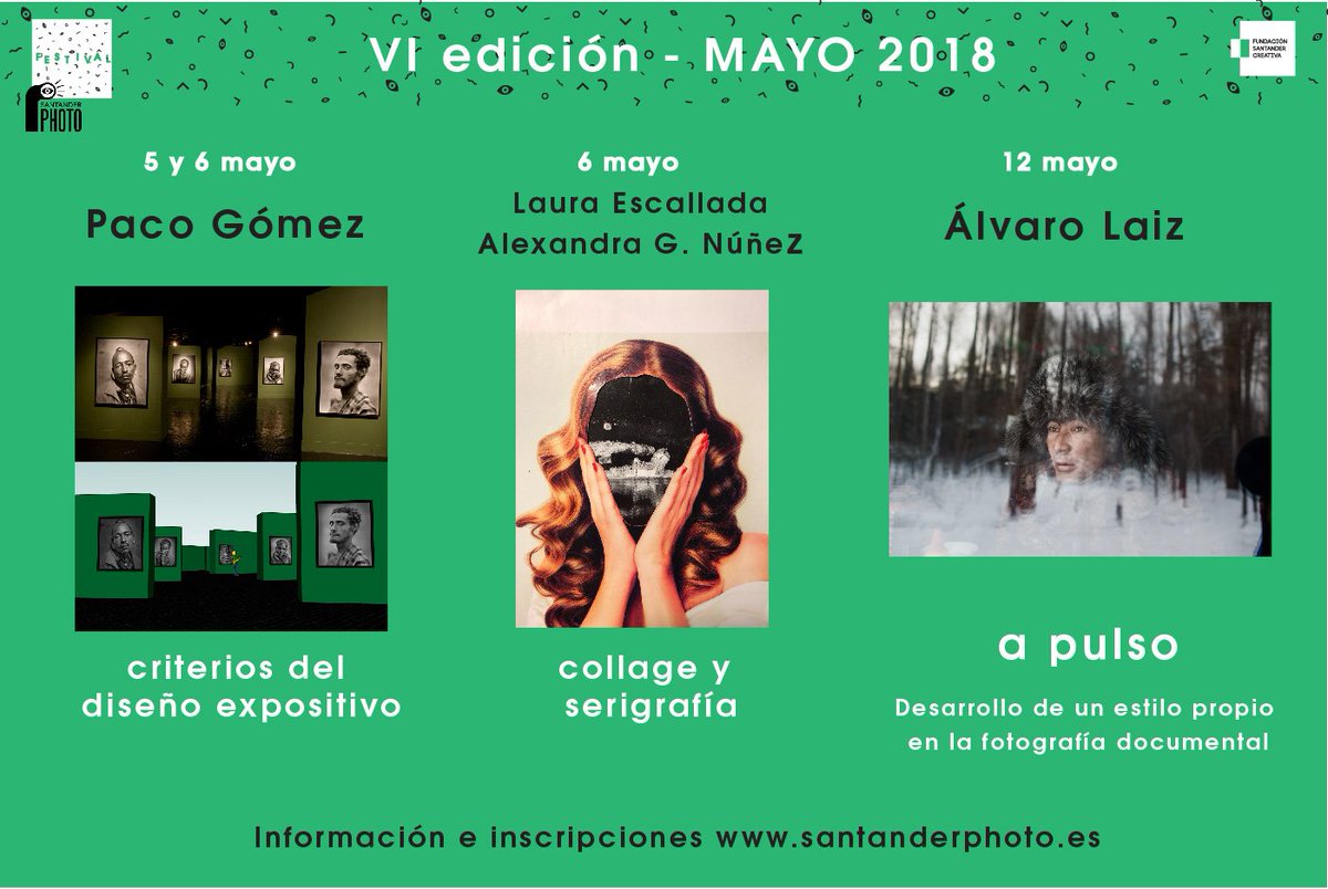 santanderPHT's tweet photo. Abierto el plazo de inscripcion en los talleres. toda la info en la web https://t.co/aY78wl1frh https://t.co/PGZ1sgIKML