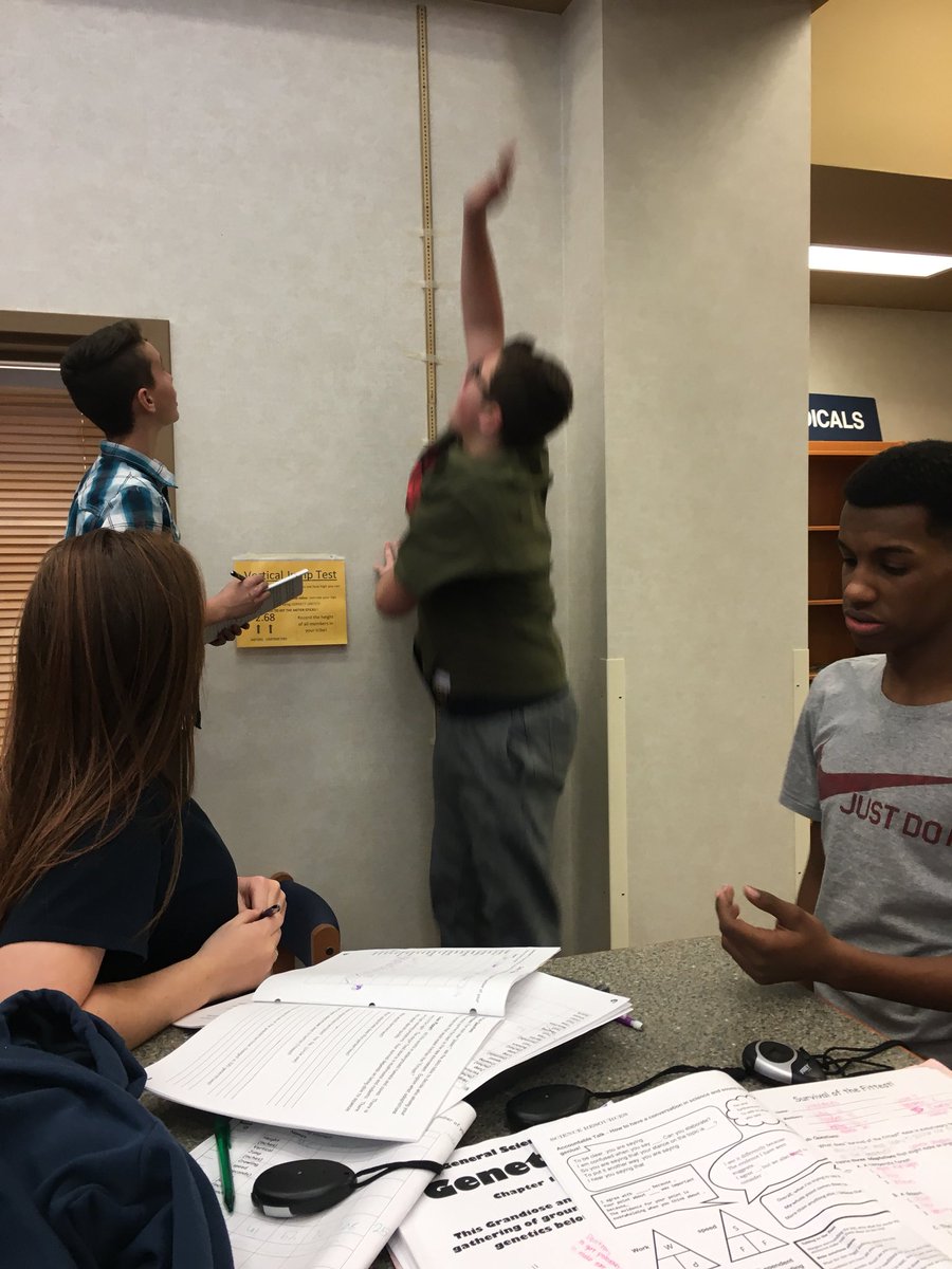 avonnorth1's tweet photo. 8th gen science students are participating in the survival of the fittest lab.   Testing areas of strength, speed &amp; brawn. @koontzscience8 https://t.co/SLTKw39MJK