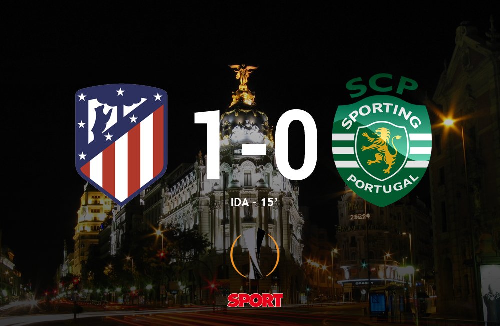 sport's tweet photo. #EuropaLeague 🏆 | #AtleticoSporting ⚽

Reaccionan los portugueses tímidamente pero dominan sin demasiados problemas los de Simeone

#EnDirecto ▶️ https://t.co/sQZrV9tI2X https://t.co/Q7BiKXO4SF