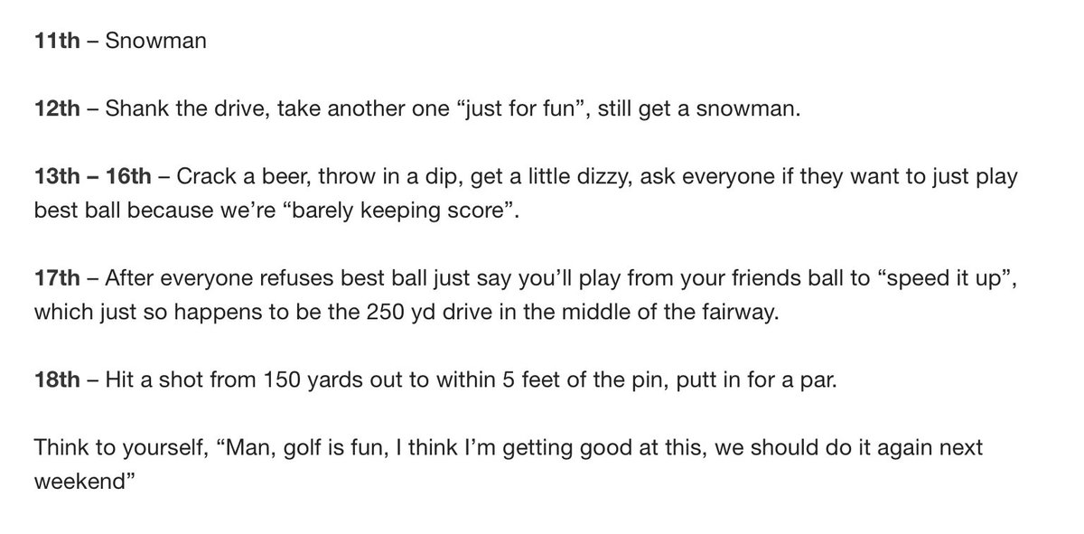 BarstoolBigCat's tweet photo. Here you go @TheSergioGarcia, tips for what to do when you screw up a hole. https://t.co/sV6dxLS6q2