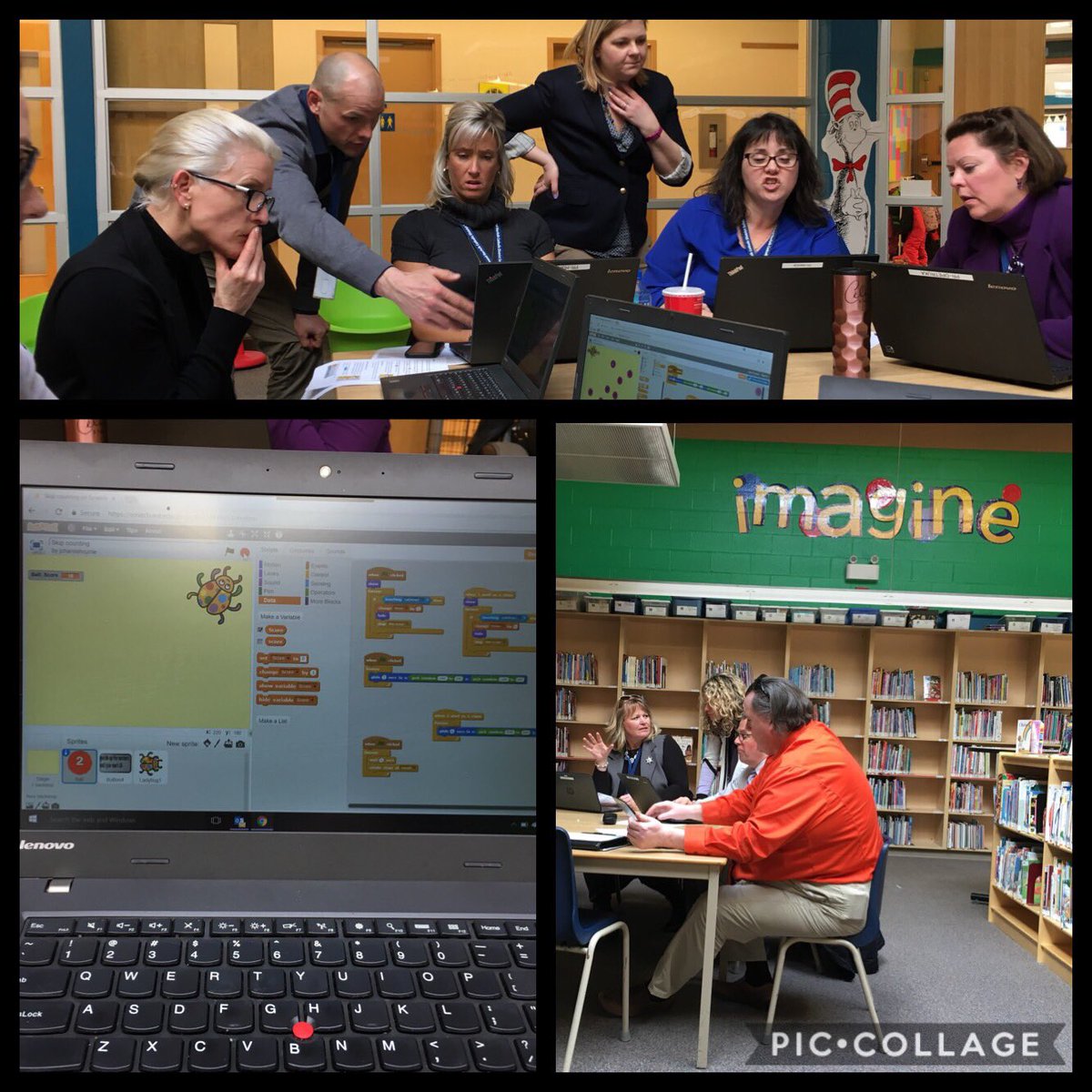 BHNCDSB Administrators learn the process of coding and the importance of computational fluency in our first Leadership Capacity Building Series. #bhnSTEM