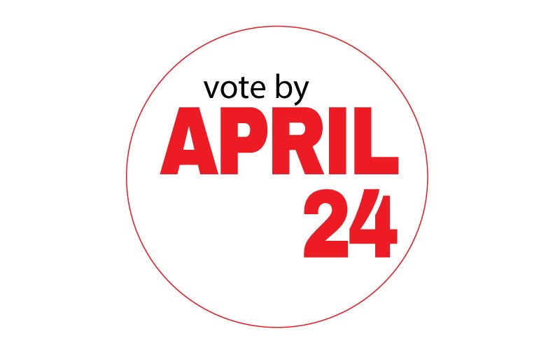 VoteYesTahoma's tweet photo. Just a reminder that ballots are due by April 24! #positivelyyestahoma https://t.co/ye0m15Qf7O