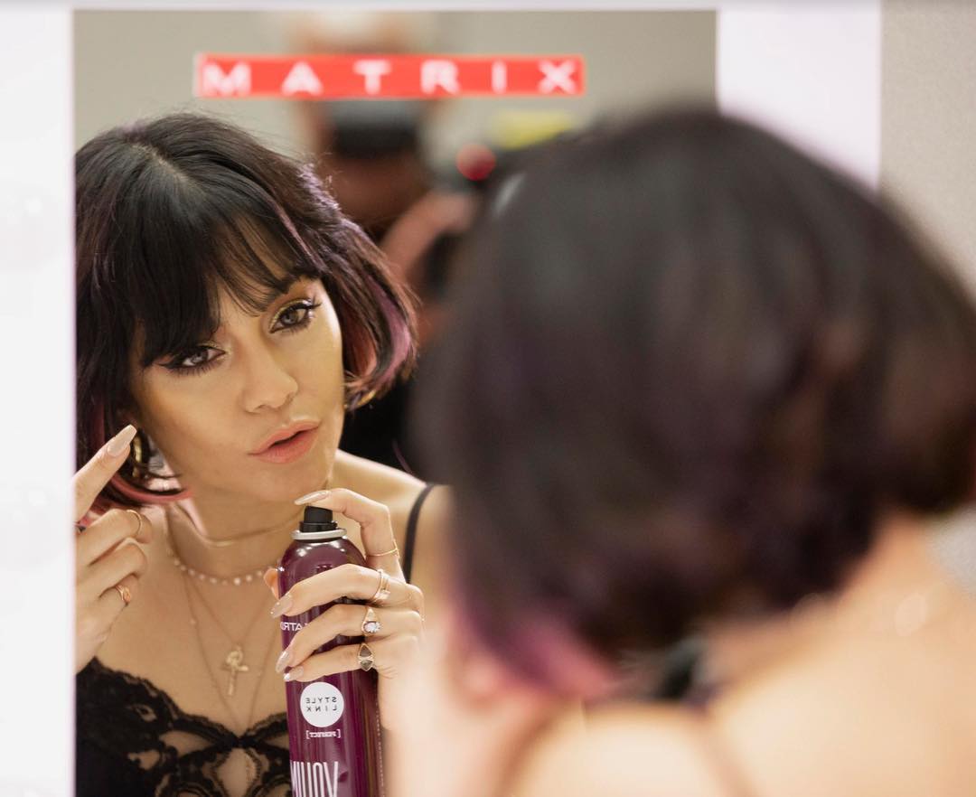 TeamHudgensNYC's tweet image. &quot;So excited to share that I am the new @Matrix #SoColorCult Icon! I’ve had the best time switching up my look with @NickStenson at the @UltaBeauty. What do you all think of my new color?! #UltaPartner #MatrixPartner&quot; @VanessaHudgens