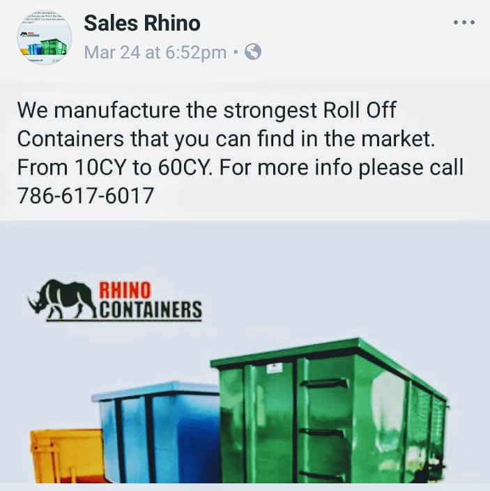 ContainersRhino's tweet image. 