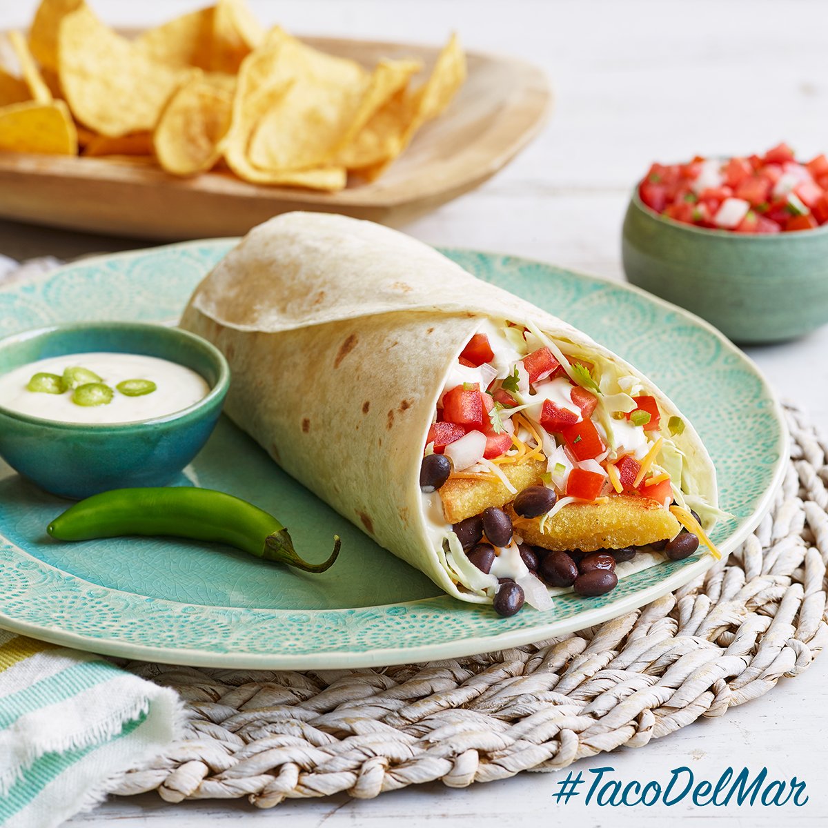 Taco Del Mar National Burrito Day Burrito Walls