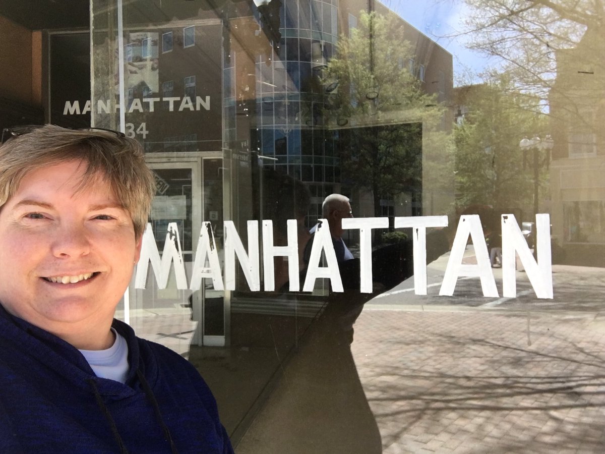 amccomas121's tweet photo. Our son may be in the big apple for spring break, but my hubby and I found Manhattan in Fayetteville, NC ๐ #CoolSpringDistrict @DowntownFay https://t.co/H0yFZAzxQX