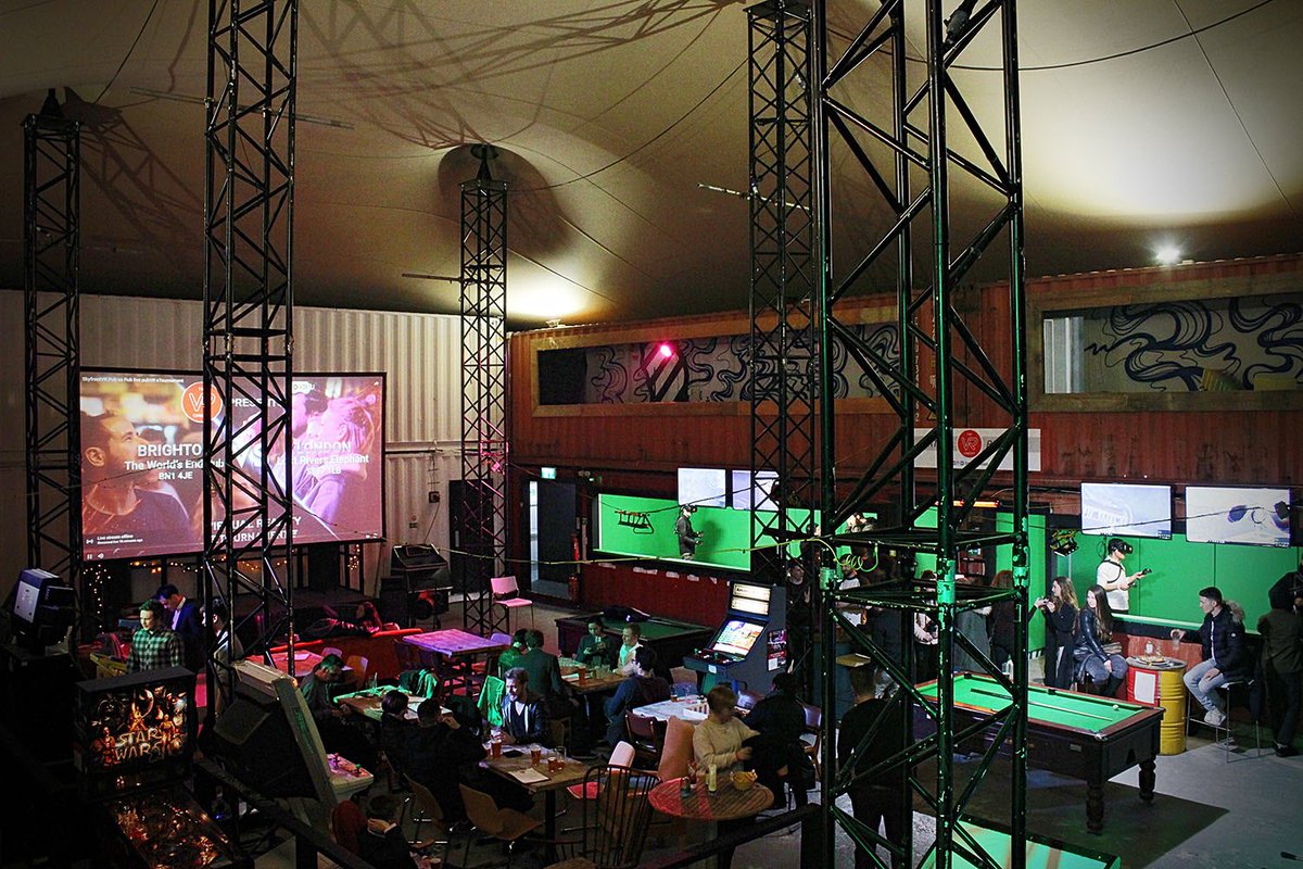 AntzNixon's tweet photo. What a week! 
.
Back from Everest Base Camp, interview with @MarcCieslak from @BBCClick and we ran the world’s first #multiplayer inter-#pubVR #esports #etournament 
.
Plus we saw @readyplayerone. 
.
Thanks to everyone who made my week #awesome.
.
#vr #gaming #thevrconcept https://t.co/lEvU5YWwfe