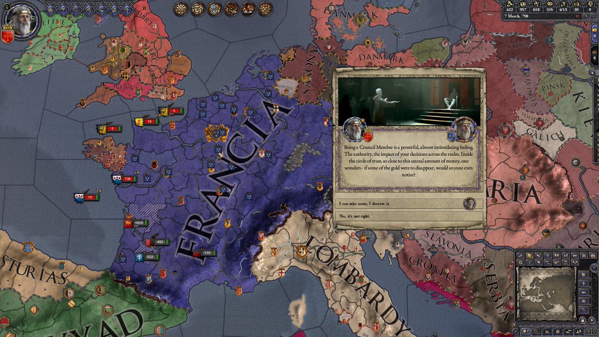 SGBulletins's tweet photo. .@CrusaderKings is currently free on Steam, so now would be a great moment to check out what DLC you should get with it: https://t.co/Te2jzyB3Vp https://t.co/wp6TD2llKy