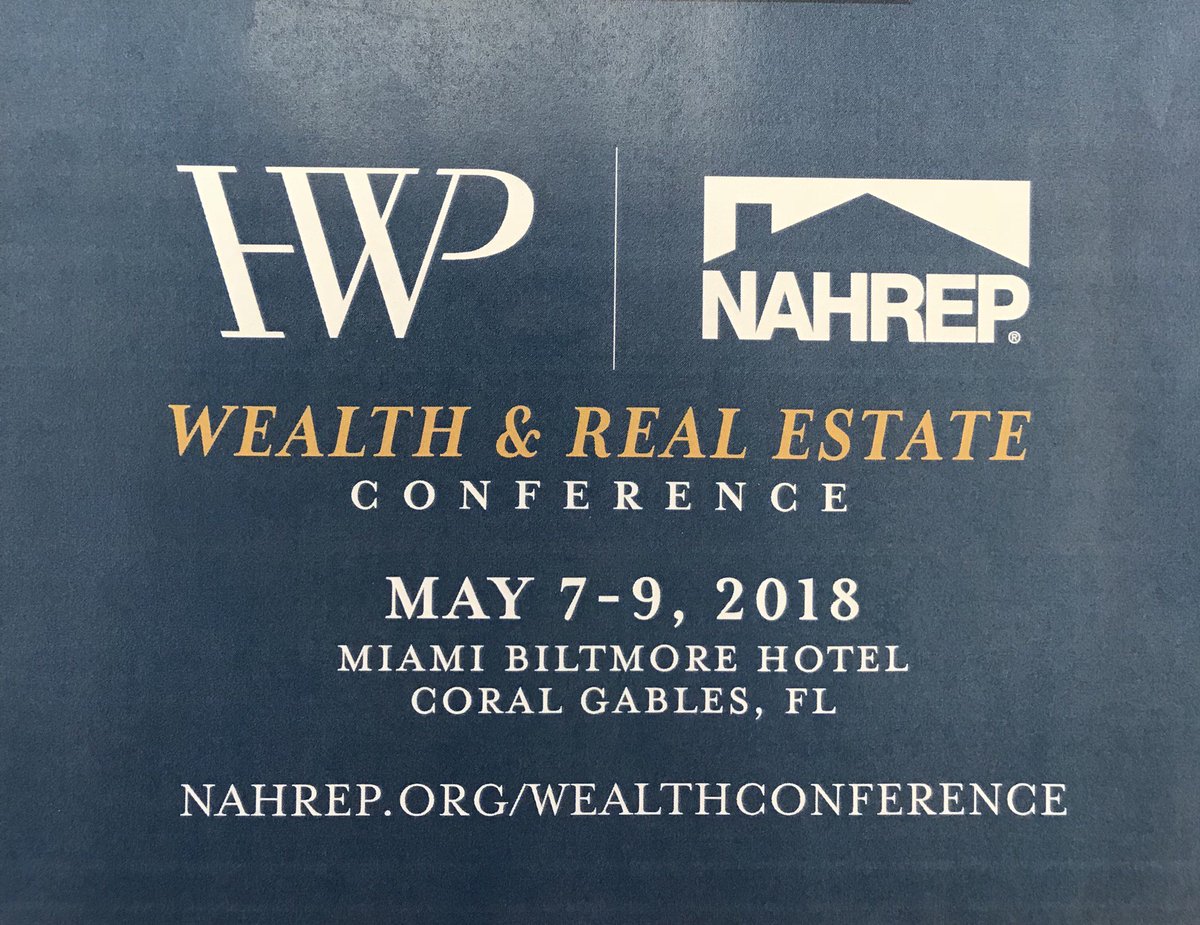NAHREP's tweet photo. Registration for the Wealth &amp; Real Estate Conference is now open! Early bird registration is available until April 16th. Register today here: https://t.co/Qrcnm444zp https://t.co/bj5YIsrUIP