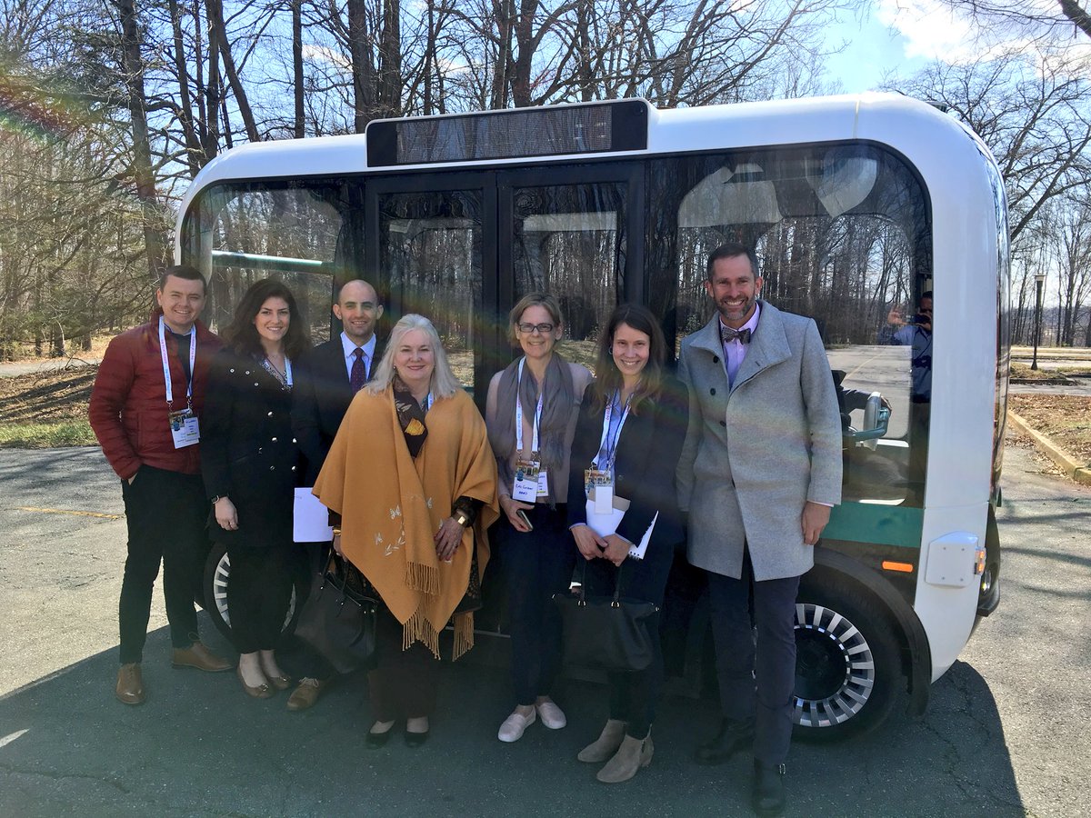 CompeteNow's tweet photo. Thank you, @johnbrogers, for showing us the amazing future Olli can help create! #innovation #3Dprinting #autonomousvehicles https://t.co/UA7tAMGswK