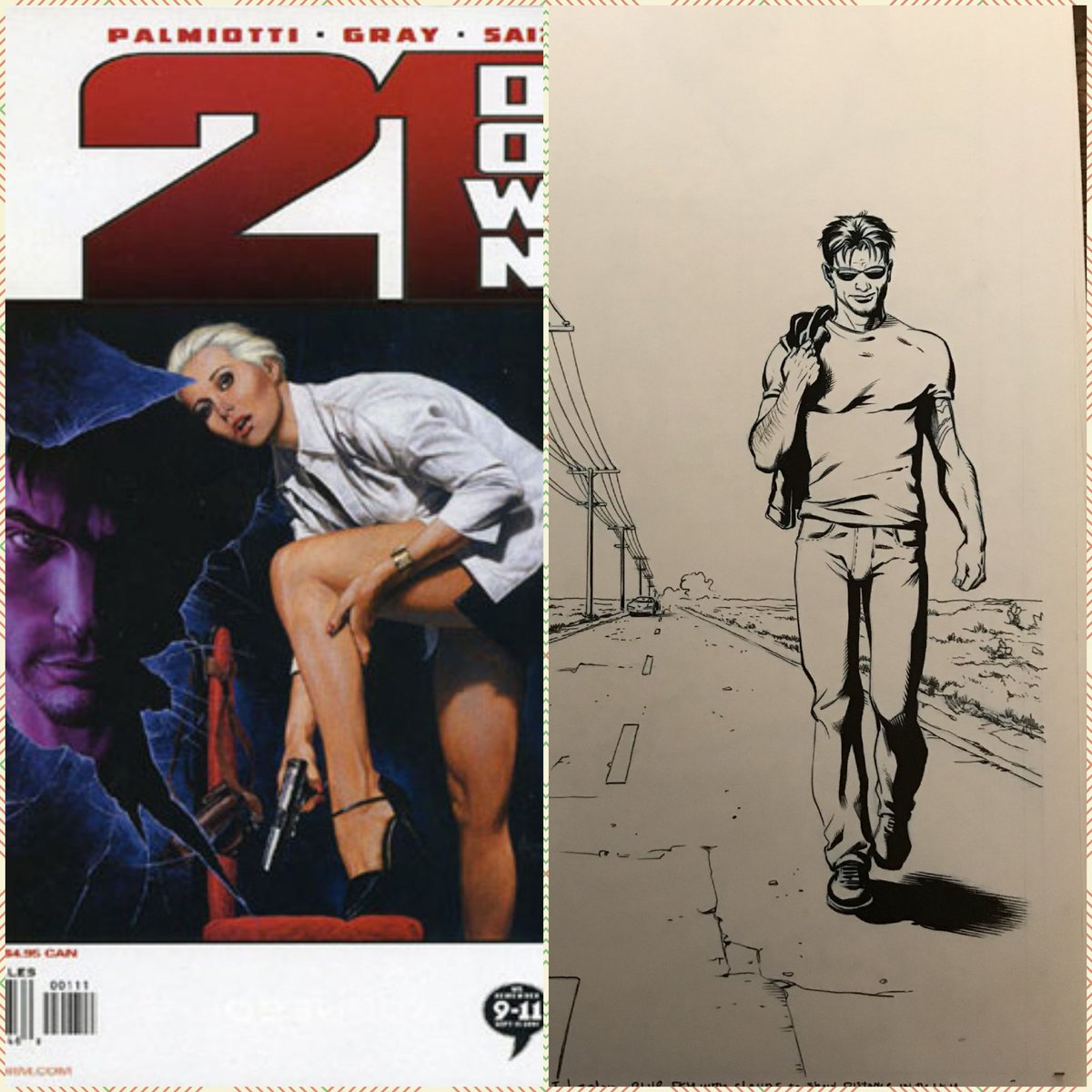 TheComicSource's tweet photo. Inspired by @jpalmiotti recent post about unpublished #21DOWN work I am doing a re-read of all 12 issues. I'll talk about it on the podcast soon! https://t.co/iiwx6xR0Ym