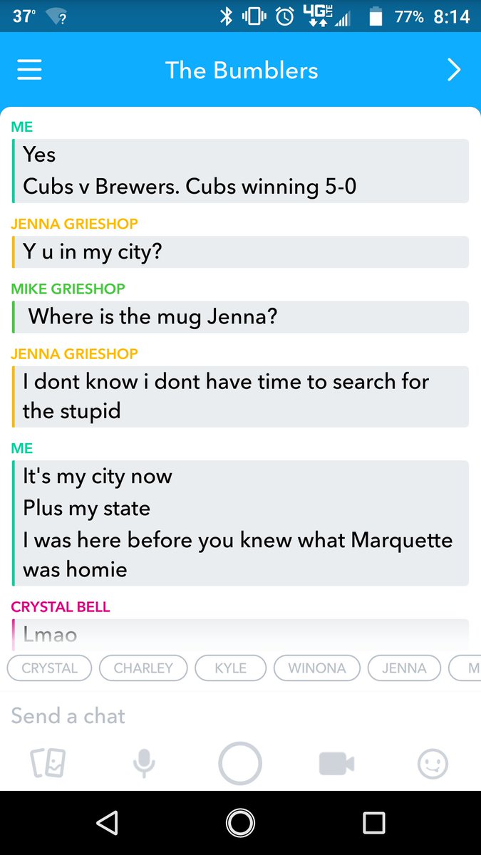 evdog_7's tweet photo. When you roast your sister on the family group chat... https://t.co/JG4qhcDDBK