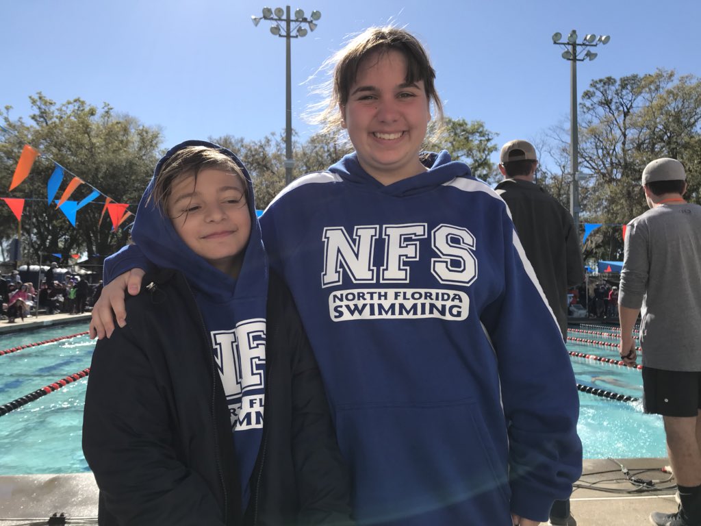N_FL_Swimming's tweet photo. #FunnestSport pic of the day! Great siblings and swimmers. #gonfs @USASwimming https://t.co/LePfYnJ2TG