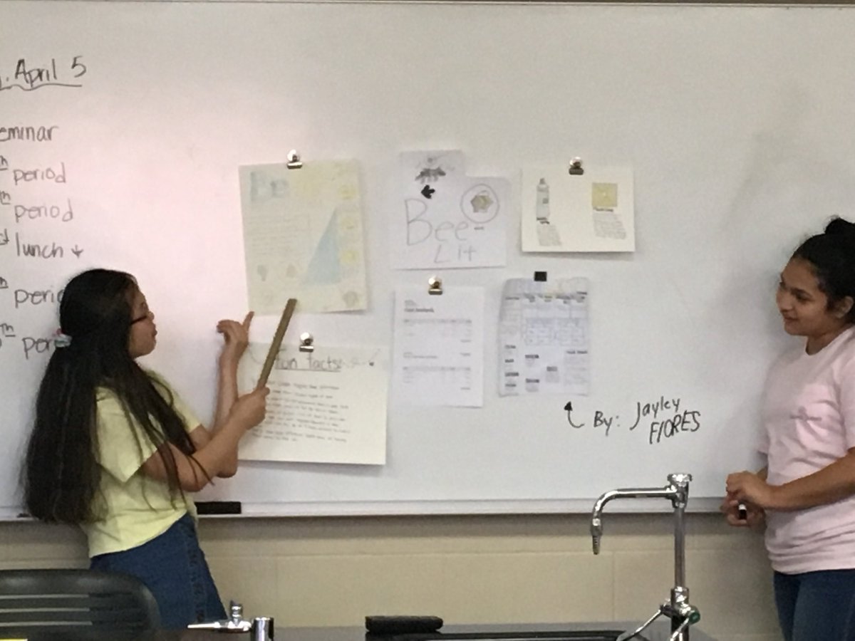 ScienceHudgens's tweet photo. Scientists at work with plans to Save the Bees thru artificial selection. #bpsscience #realworldlearning #fjhswolves https://t.co/Tx87JlbugZ