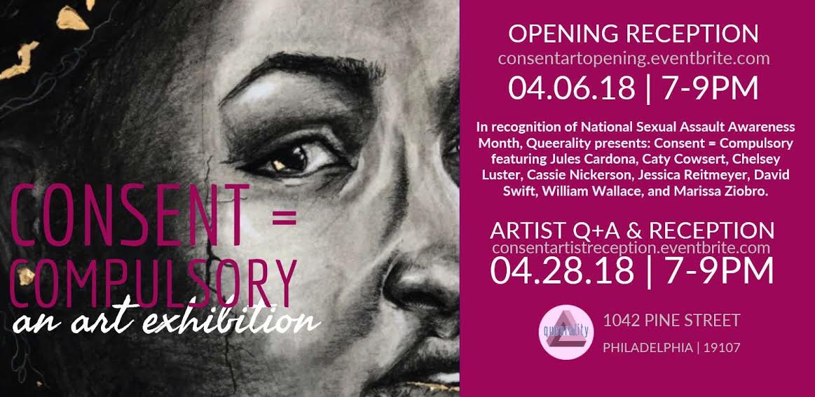 tweetqueerality's tweet photo. Tomorrow! Not only is tomorrow Friday... but it's also the opening of our consent=compulsory art exhibit. And these pieces are absolutely AWESOME. And tickets are FREE! Grab your free ticket here: https://t.co/oJTguzygN2 https://t.co/loi0x44UHc