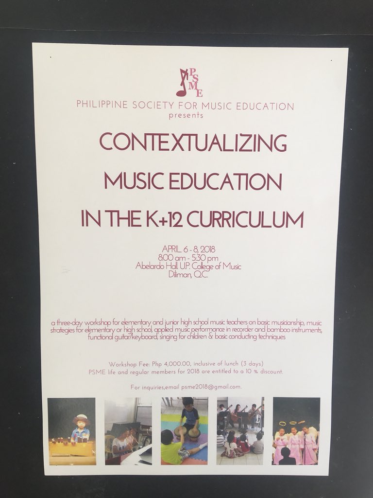 ustcmme's tweet photo. Happening Right Now: Contextualizing Music Education in the K+12 Curriculum https://t.co/7XC1ilnxfk
