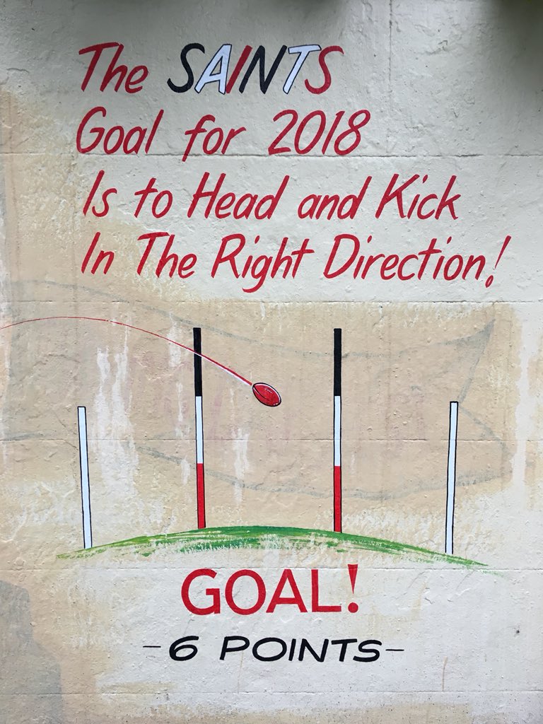 mary_tomsic's tweet photo. @csquarehistory @stkildafc Molly Meldrum’s front fence has a suggestion - might it work? #goodgameplan #footyinspiration #throughthebigsticks https://t.co/iMY1bfFB6c