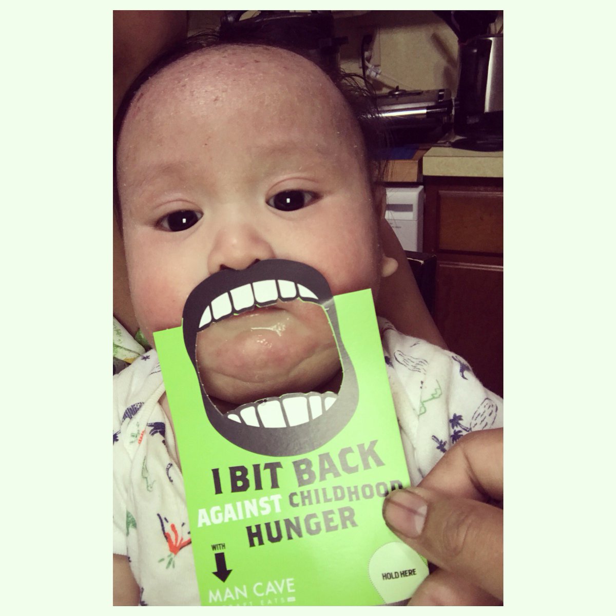 MonotoneLiving's tweet image. My parents bit back against childhood hunger! #bitebackhunger #purchaseforacause @mancavecrafteats @ManCaveEats