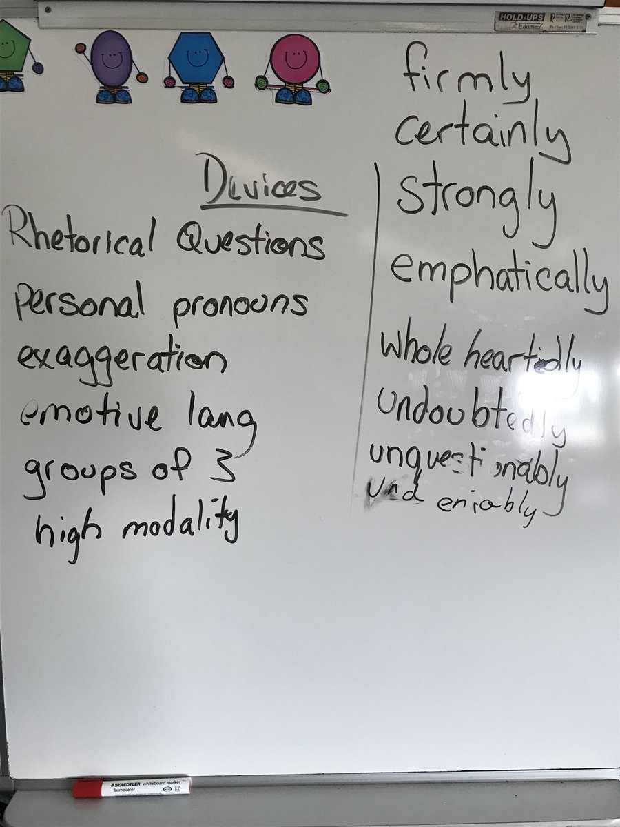5R bringing out the big guns when writing persuasive text