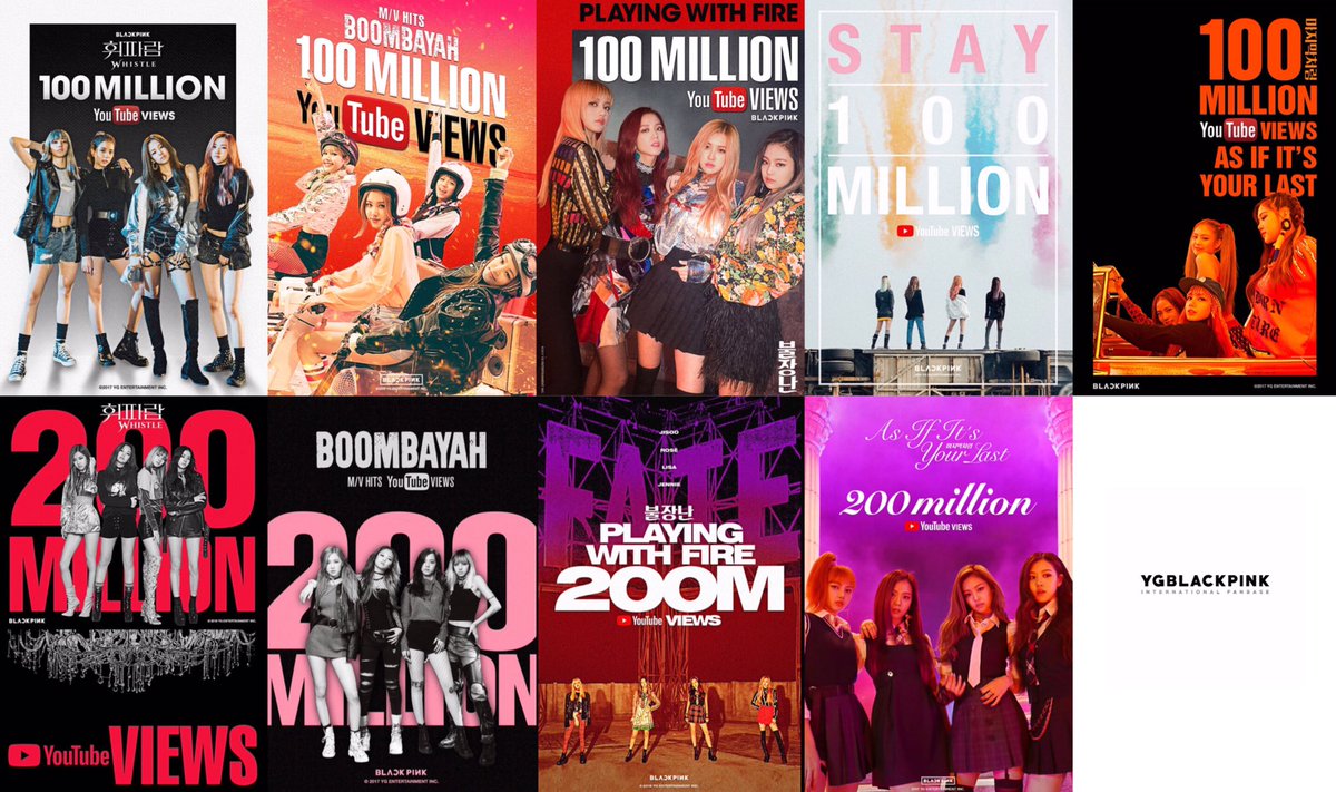 USBU4WAYS's tweet photo. [NEWS] #BLACKPINK "Whistle" surpass 200M views on @YouTube. #블랙핑크 @ygofficialblink #WHISTLE200M 

Next Goal: BoomBayah - 300M 😄 https://t.co/fPdbIwnk6M