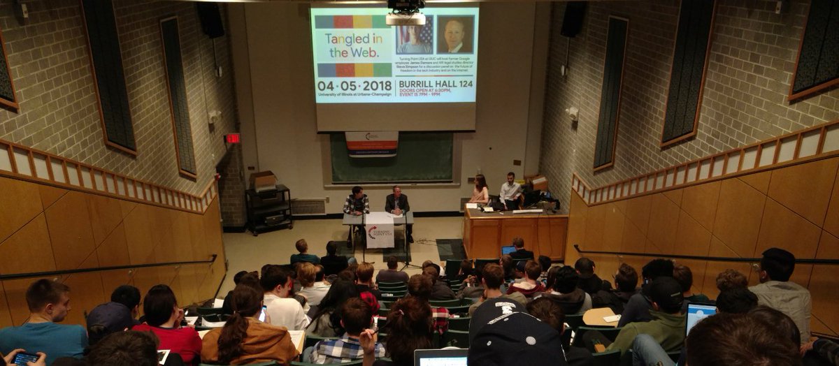 realJoelValdez's tweet photo. .@TPUSAatUIUC is hosting @JamesADamore and @SSFreeSpeech! We're talking freedom of speech on the internet. WATCH our live stream here --> https://t.co/viO1M74UDR https://t.co/LlfKnWh62A
