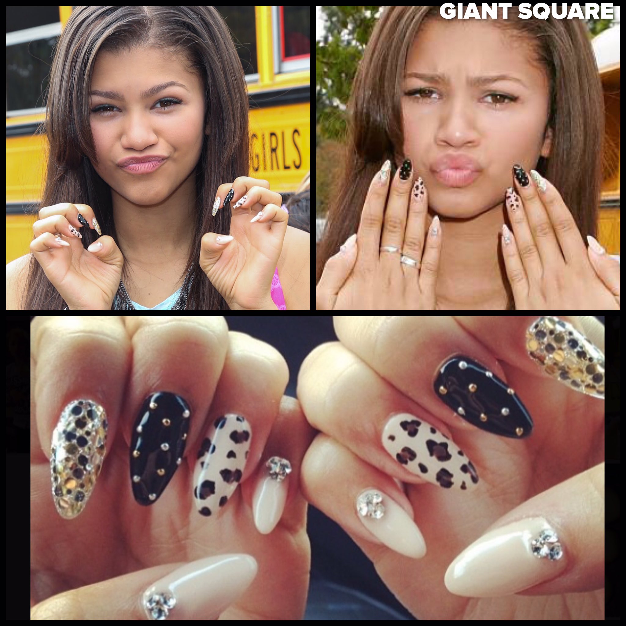 Zendaya Real Nails
