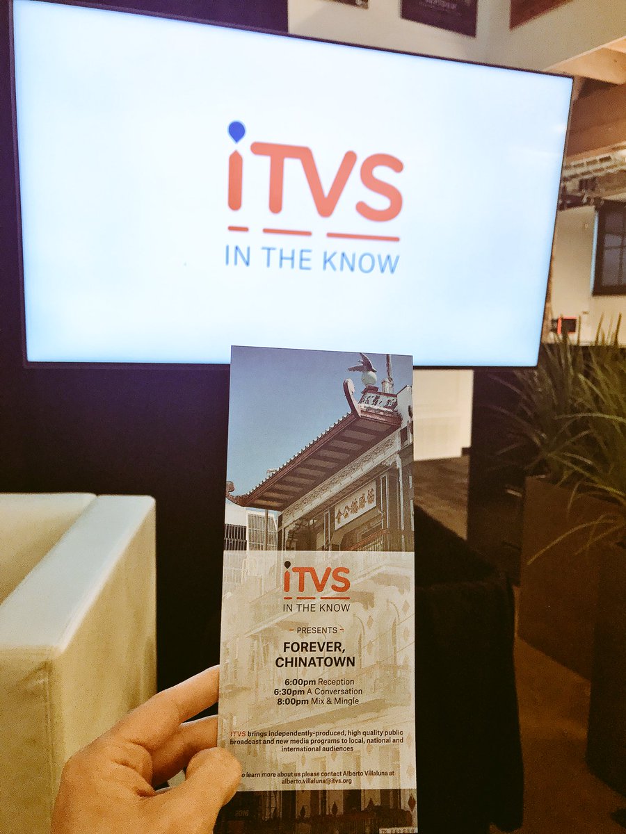 Excited to be at <a href="/ITVSIndies/">ITVS</a> for yet another great #InTheKnowEvent <a href="/4everChinatown/">Forever, Chinatown</a> <a href="/avillaluna/">Alberto Villaluna</a>