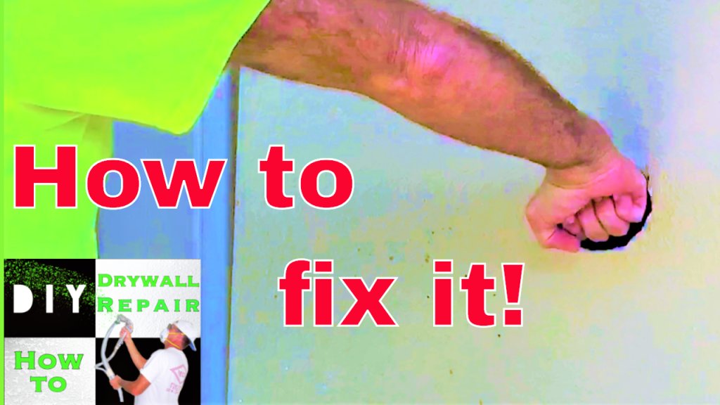 TextureMaster's tweet photo. I was mad and punched the wall! How to repair hole in wall tutorial https://t.co/vNJxUOPFm2 https://t.co/wbUeiKiPAq