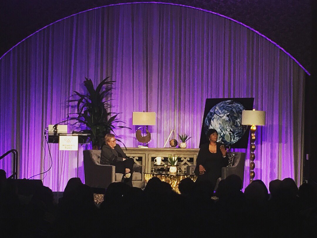 CincyMuseum's tweet photo. ✨🚀🌎Tonight’s #STEMGirls participants attended @CincyWomensFund’s  ‘A Conversation w/Dr. Mae Jemison.’ Dr. Jemison shared her experiences as a young student in Chicago who loved to “look up” at the sky to being the first African American woman in space. #aMAEzing. @KimberlynnJM https://t.co/ycALolGFIz