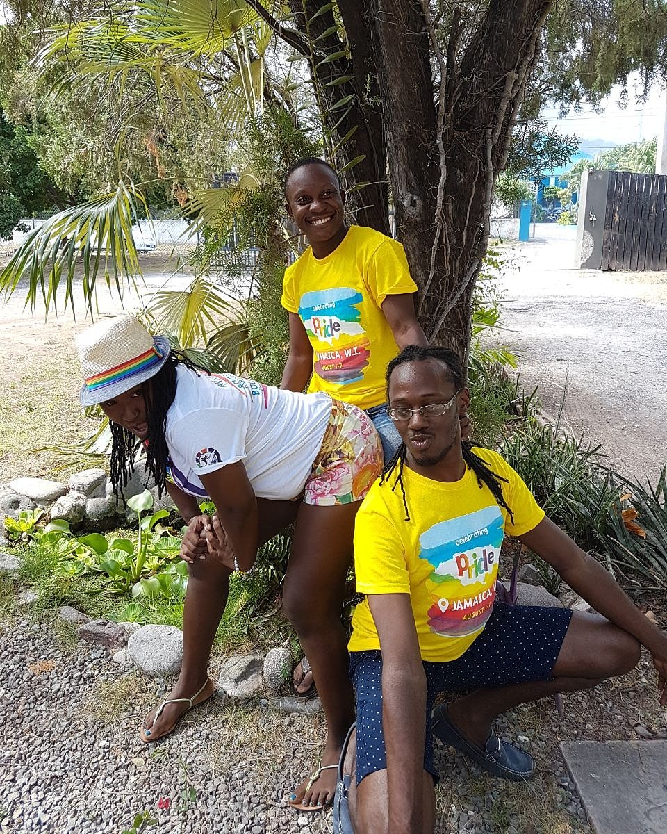 EqualityJa's tweet photo. Friend: Pose normal
#TeamEquality: π
#TBT to #PrideJa2017 https://t.co/RiikwNjWFs