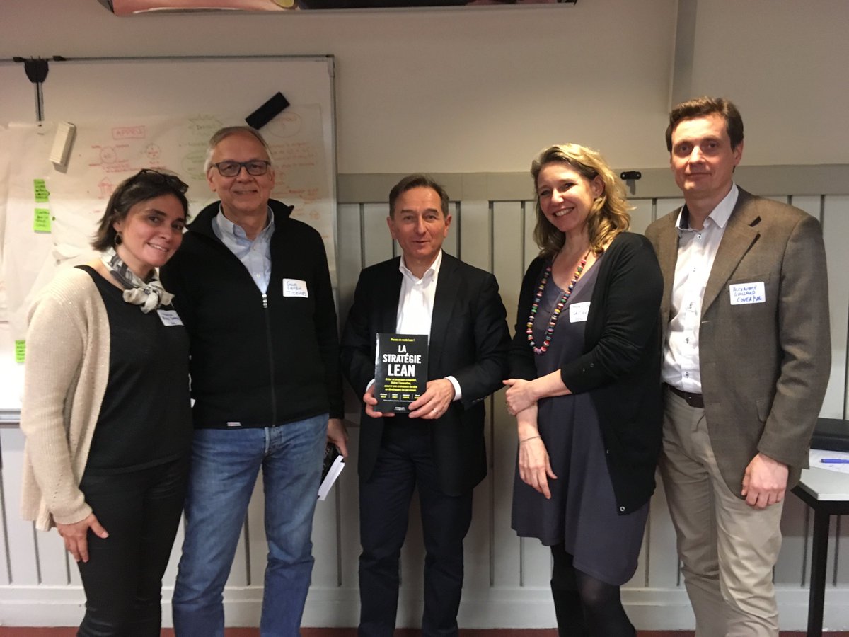 InstituConcerto's tweet photo. Très belle soirée Lean &amp; Learn chez @SOLFrance avec @laurence Bloud, Gilles Gambin, @JacquesChaize co-auteur du livre La stratégie Lean, @AnneLiseSeltz et Alexandre Guillard. https://t.co/IfR5RgTVnq