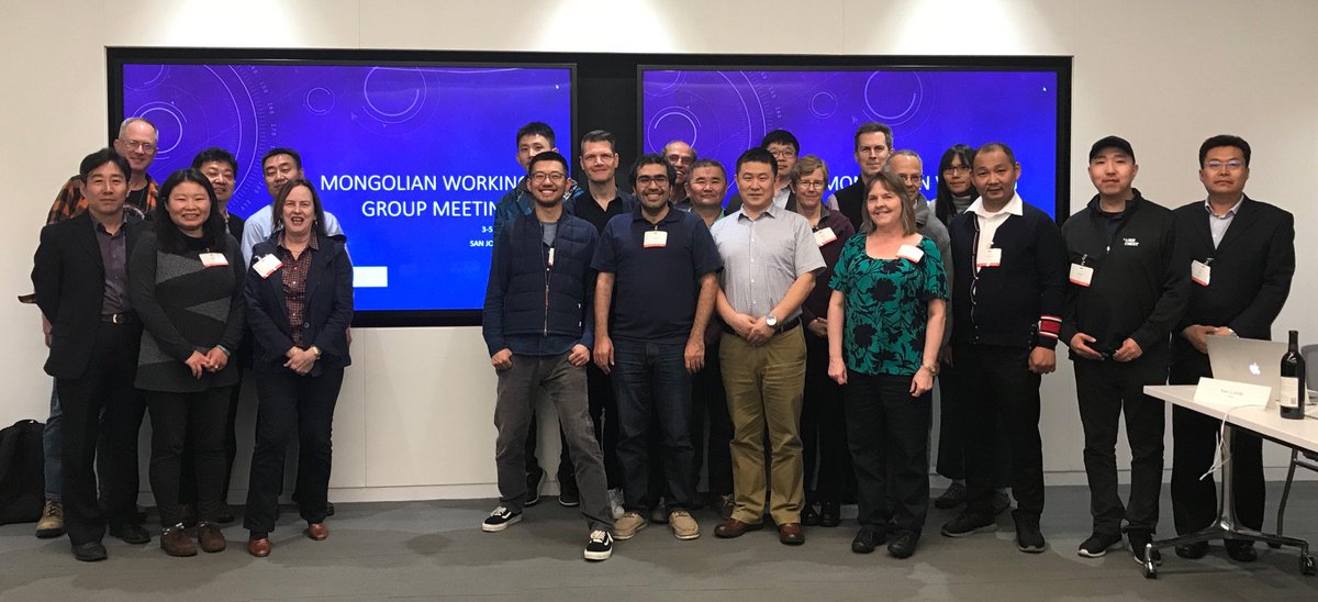 unicode's tweet photo. This week’s “#Mongolian Working Group Meeting 2” is wrapping up today, and much progress was made, thanks to the tireless efforts of the many experts who attended, in person or remotely via @AdobeConnect. Many thanks to @Adobe for hosting this important meeting at their HQ. https://t.co/zXuiSWeCYB