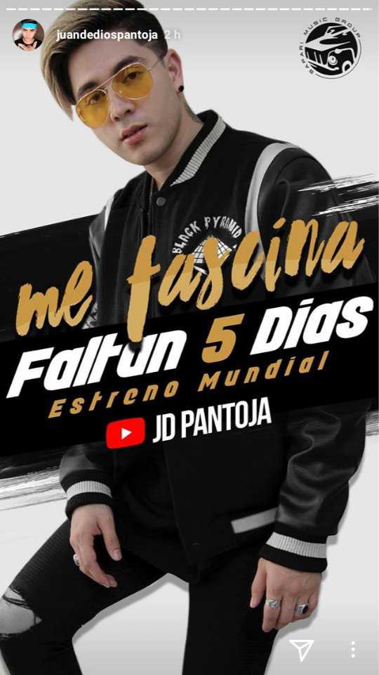 Stefania_RA03's tweet photo. #MEFASCINA5DIAS 😭💖💖 FALTA POCO PARA ESCUCHAR ESTE GRAN EXITO🙄 TE AMAMOS @Juandedios_P https://t.co/rvSWMdwdej