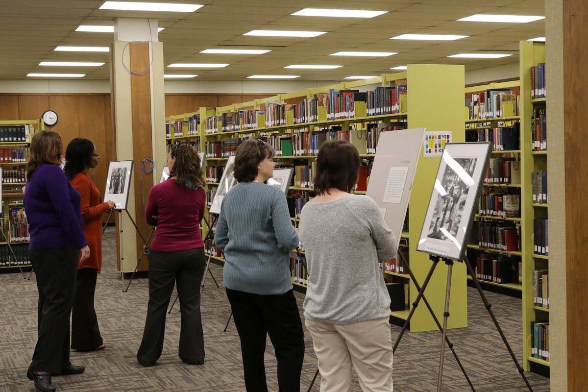 ECCC_MS's tweet photo. "Welty", an exhibit featuring photographs by Eudora Welty, will be on display in ECCC’s Burton Library weekdays through April 27. Open House today with refreshments until 6 p.m.! https://t.co/clL5xmAiZf