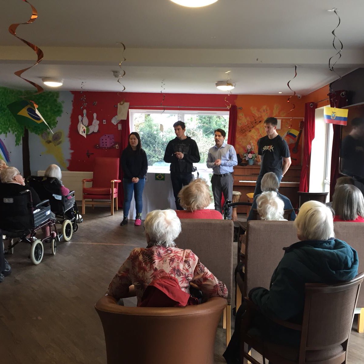 rachsohorye's tweet photo. Thank you to students from @angloowl for visiting residents at #RegencyManor to talk about cultures of Brazil & South Korea π @LuxurycareGroup https://t.co/j532faAyQg
