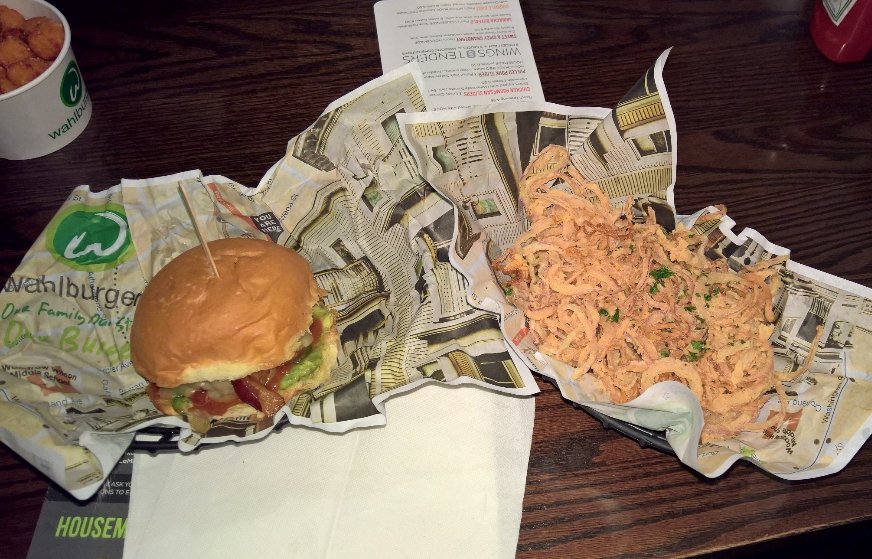 <a href="/AlanSemsar/">Alan Semsar</a> <a href="/Wahlburgers/">Wahlburgers</a> <a href="/markwahlberg/">Mark Wahlberg</a> <a href="/BHWineFestival/">Beverly Hills Wine</a> I #Love <a href="/Wahlburgers/">Wahlburgers</a> too Alan!!!❤🍔 Their whole menu is #Awesome 😋 My BBQ Bacon burger, tater tots and shoestring onion rings...to die for!!!😍 The family is so #Cool 🤗 #GivingBack #ChangingTheWorld #HelpingTheCommunity Hope to see them at <a href="/BHWineFestival/">Beverly Hills Wine</a> 🙌