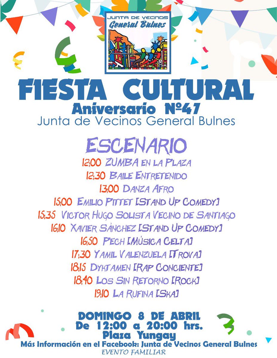 Junta de Vecinos General Bulnes Santiago tweet media