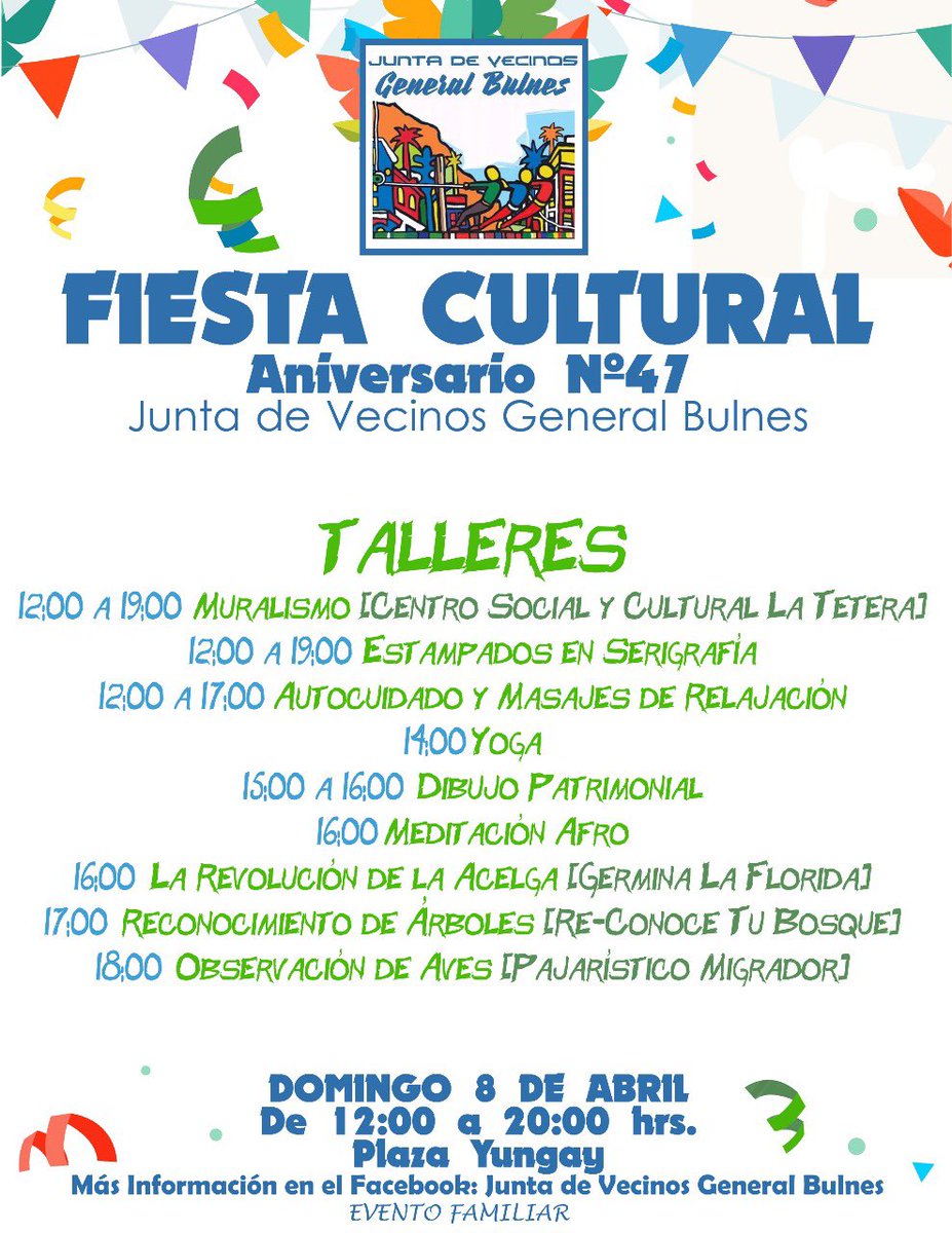 Junta de Vecinos General Bulnes Santiago tweet media