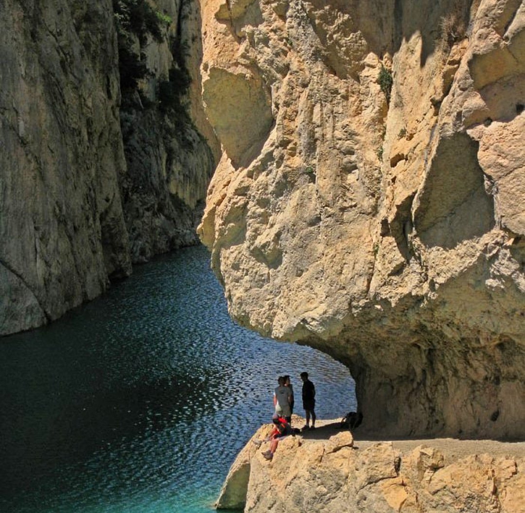 En la boca de la naturaleza en la ruta de #Montrebei #Huesca #Aragón #Lérida #DeRutaPorMontrebei