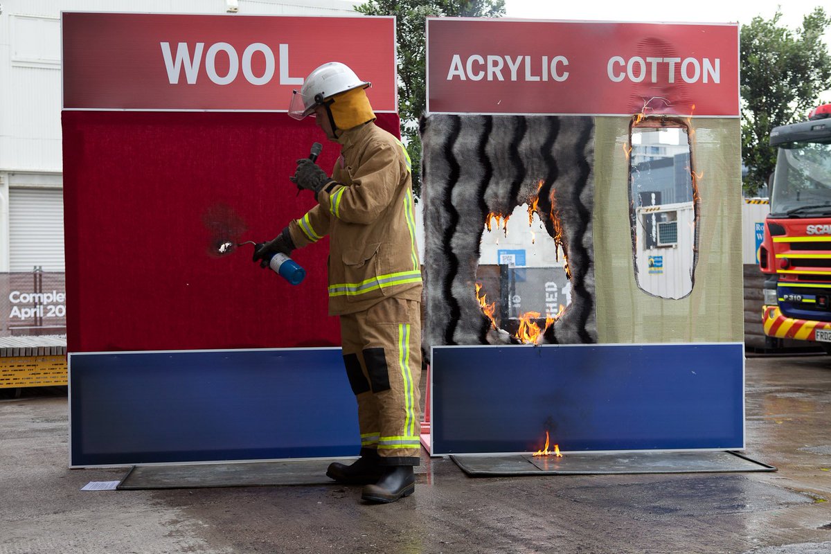 ExperienceWool's tweet photo. Wool is a natural safety choice for home safety. Wool is hard to ignite and won’t melt—making it a more durable and safe material for mattresses, blankets, pillows, drapes, and upholstery. https://t.co/6fP6PSI4NN