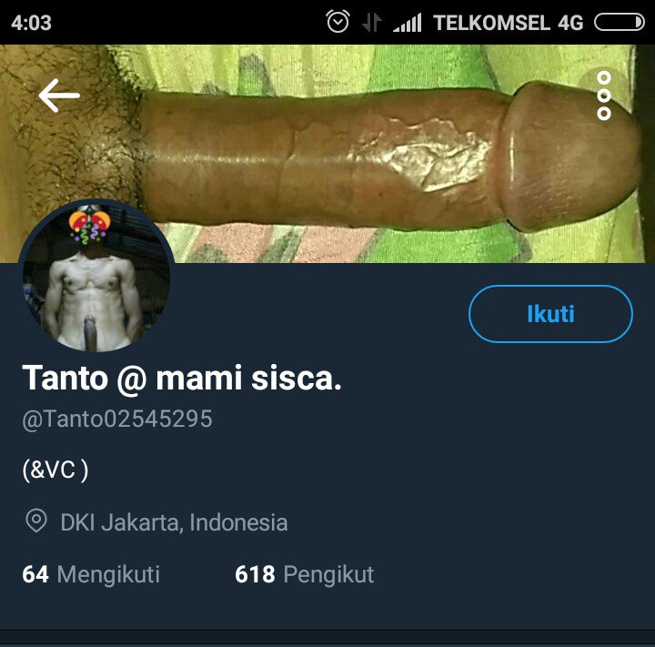 mallbro6's tweet photo. Ini akun lamaku.
Yg baru pp line ku. https://t.co/P8TF1fFQsq