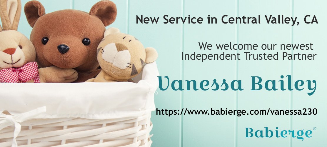 BabiergeSA's tweet photo. Excited to bring on Vanessa Bailey as our first Trusted Partner to delight #travelingfamilies with high-quality #babygearrentals in #California's rich and scenic #CentralValley! https://t.co/JNARbCEg6W