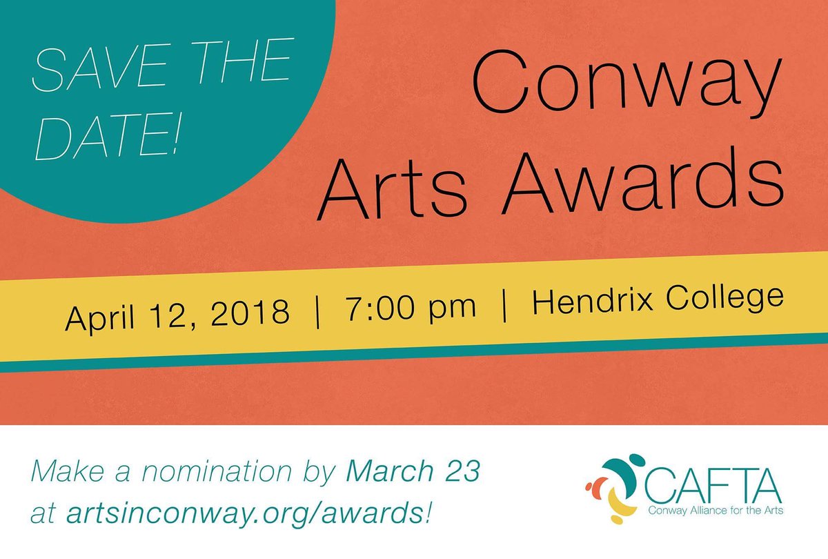 conwaycafta's tweet photo. Don’t forget to come out to the Art Awards! https://t.co/6IU1lBYDby