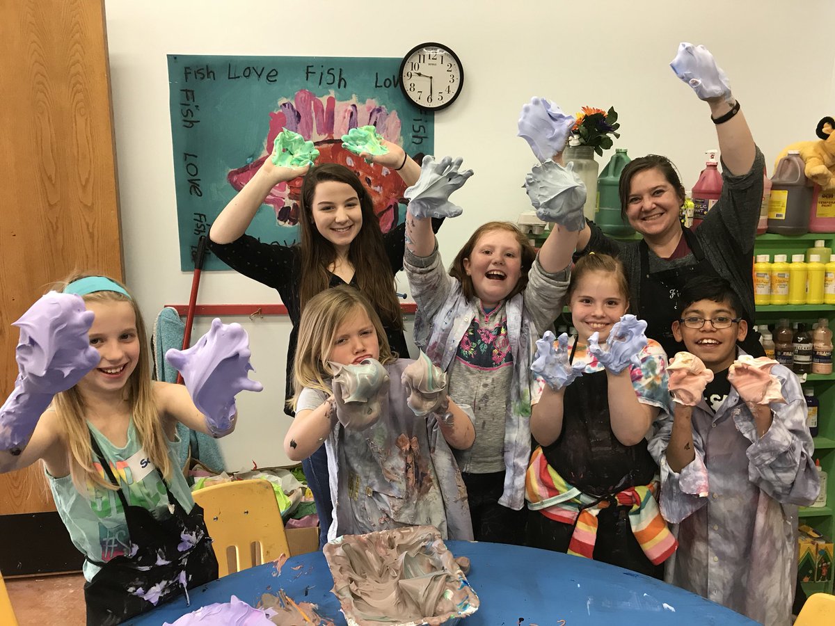We are loving these bonus camp days! We support our teachers and kids during this walkout! Sign up for tomorrow’s day of fun.  Thanks <a href="/OKArtsCouncil/">Oklahoma Arts Council</a> for supporting our classes and camps!