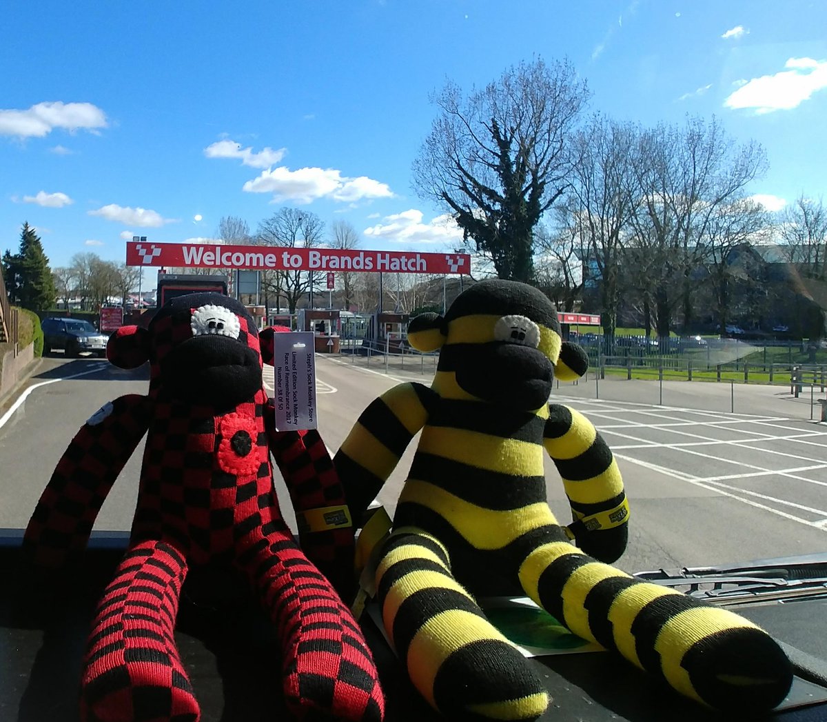 It was lovely &amp; sunny when we arrived this morning. Blooming cold now though!