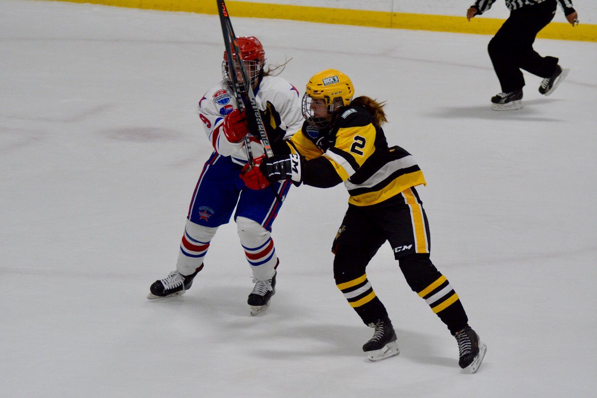 GirlsPensElite's tweet photo. Start of third, it’s 2-1 Penguins. @CYA took command of the second, but @gwynp7 was a brick wall. https://t.co/v6stGq6zaO