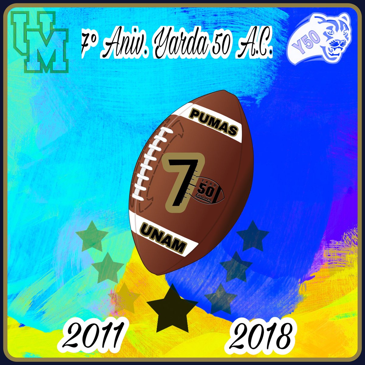 Yarda50_CU's tweet photo. 5 de Abril. #Yarda50AC #RugidoYGarra #GoyaUniversidad #SomosPumas #OrgullosamenteUNAM #GrupoDeAnimacionPumasCU

@pumascufba @DeporteUNAM @hermandad_puma https://t.co/hs75N4bMxd