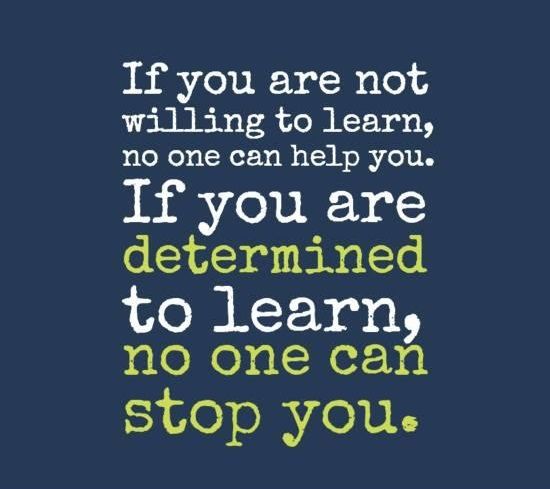 studyclc's tweet photo. If you are determined to learn, no one can stop you! #learnenglish https://t.co/sicrEPI0KL