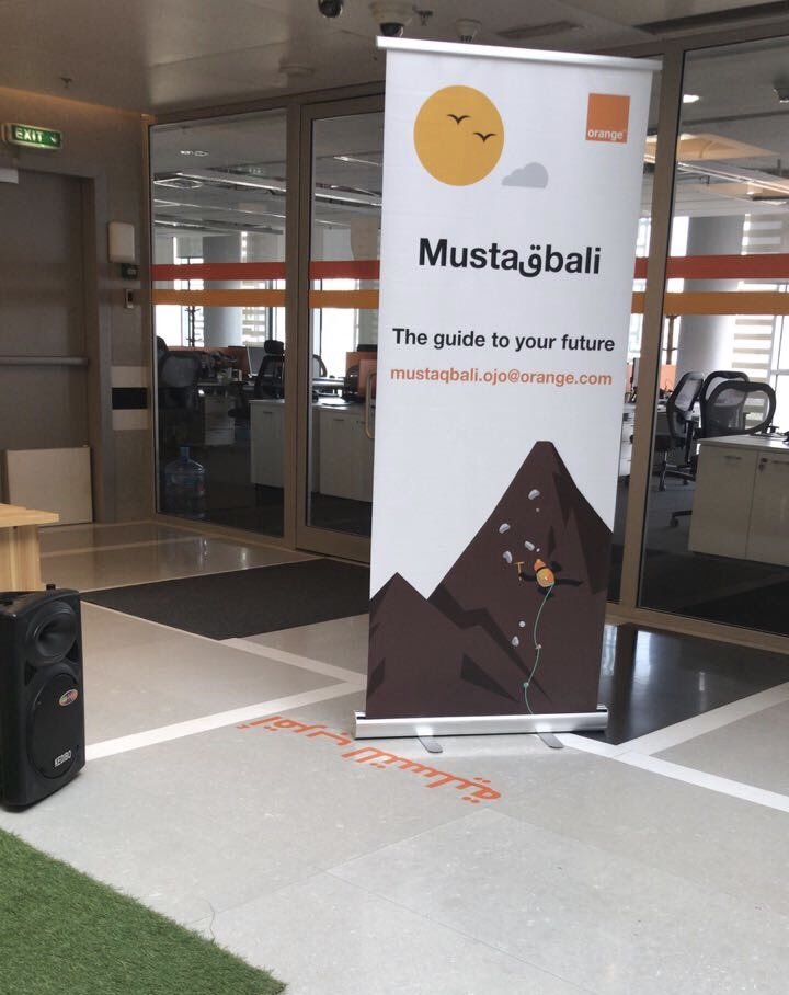 Elianbouri's tweet photo. Take the lead and be responsible for ur career development.. "Mustaقbali" is launched! @orangeJo @jerome_henique @GhadaFares9 #ProudToBeOrange https://t.co/1JTIYOtqHP