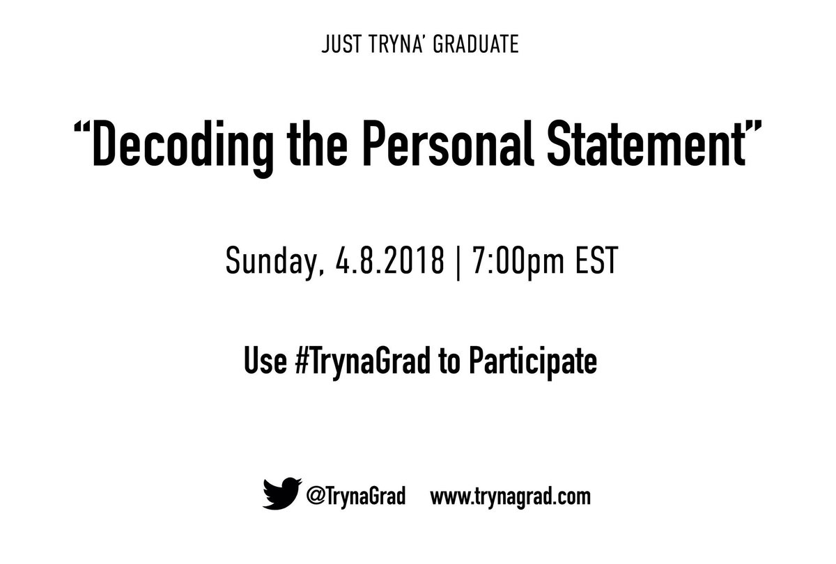 TrynaGrad's tweet image. Our upcoming Twitter chats.

Mark your calendars! ✍🏾🗓

#TrynaGrad #Blkgradlife #PhDchat
